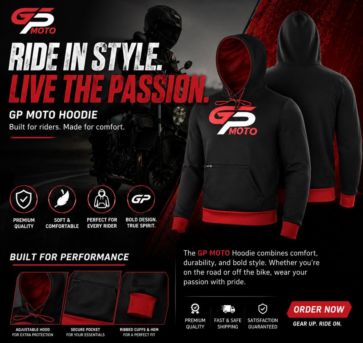Armored Motorcycle Hoodies