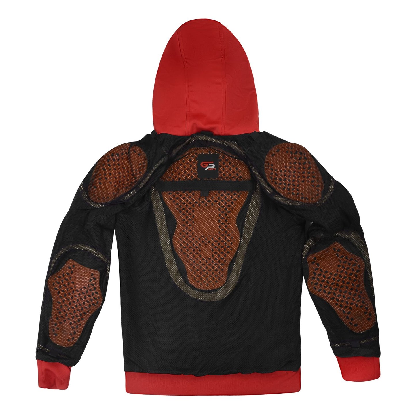 Flex Sheild Armoured Hoodies Red (CE Padding)
