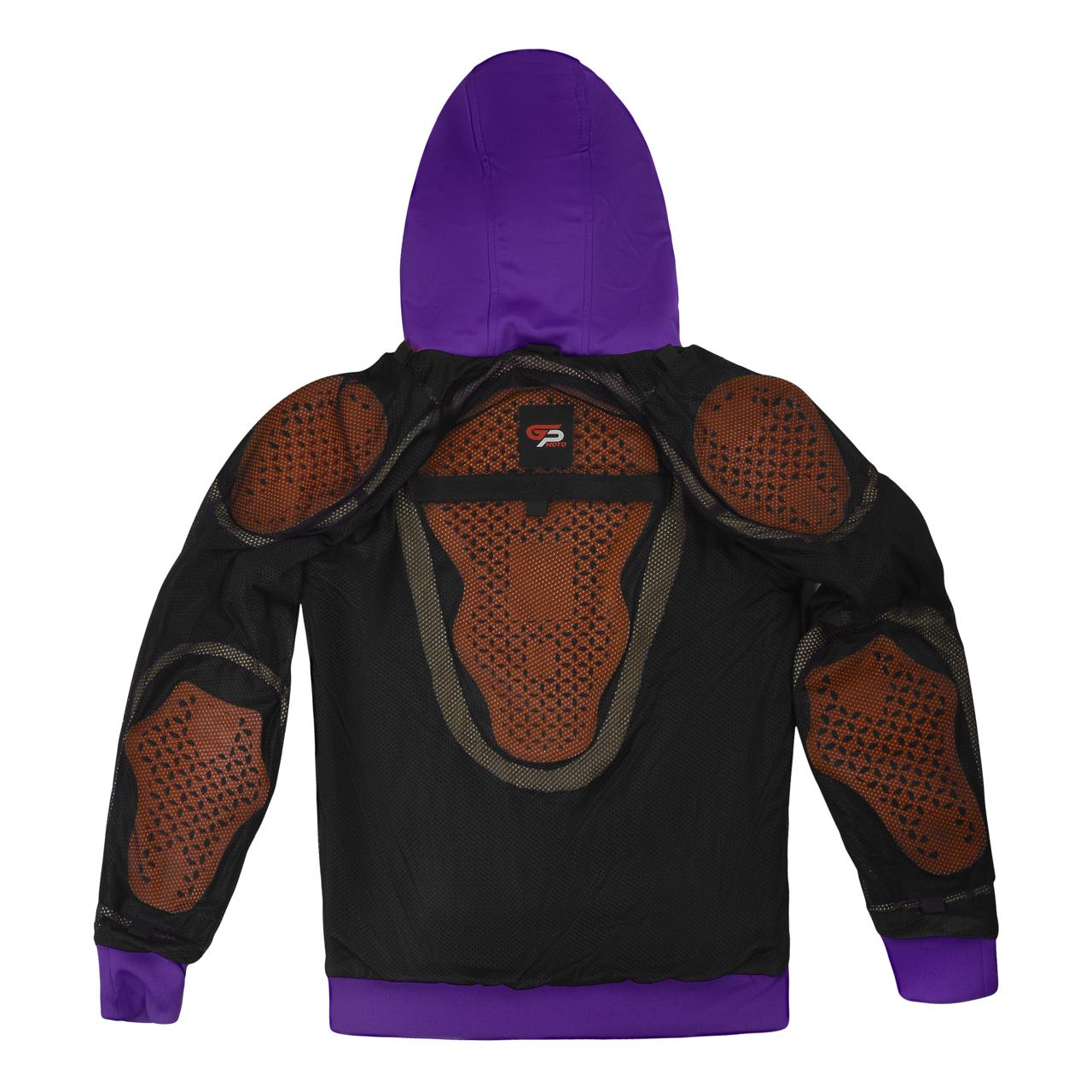 Flex Sheild Purple Armmored Hoodie CE Padding